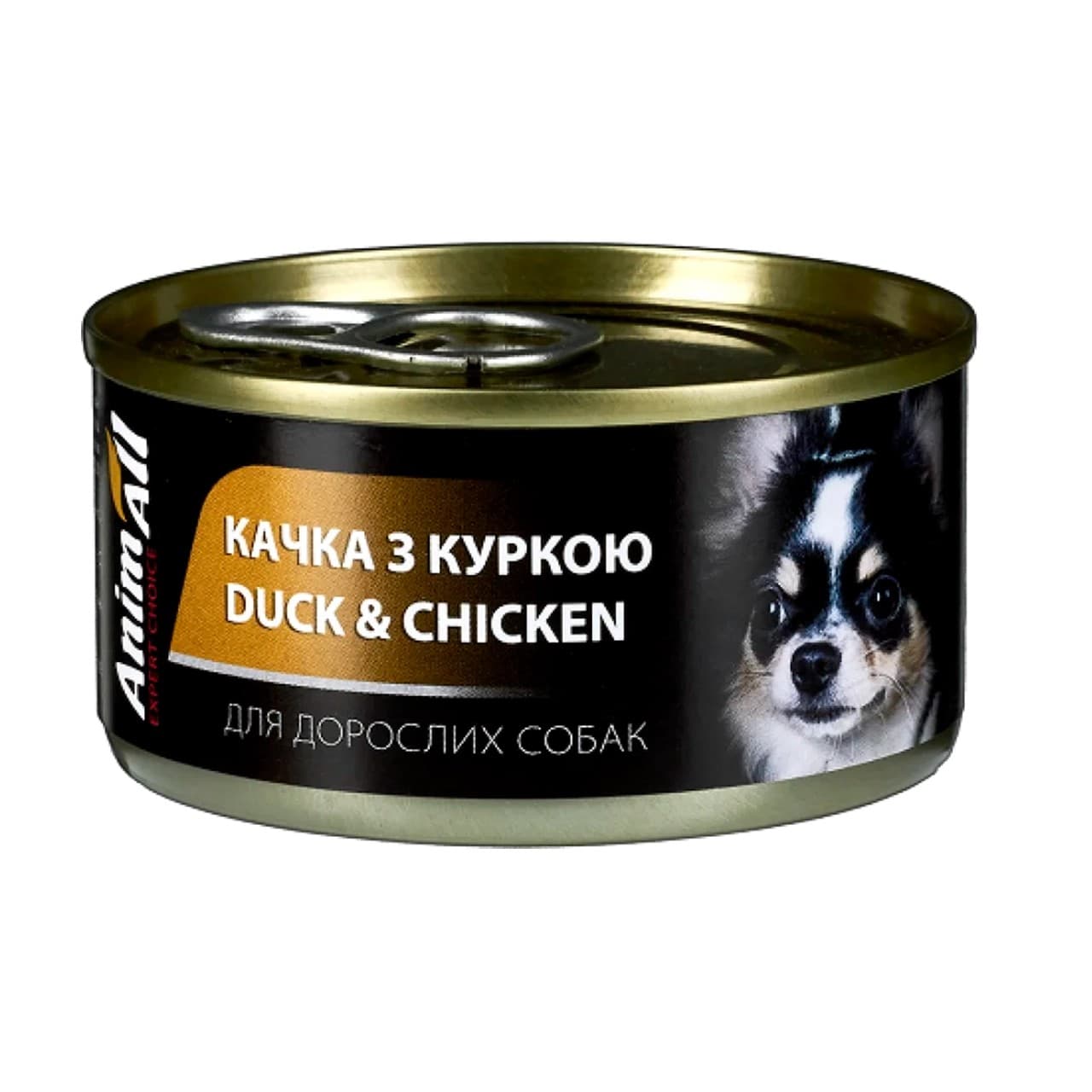 Корм вологий AnimAll для собак, качка з куркою, 85 г