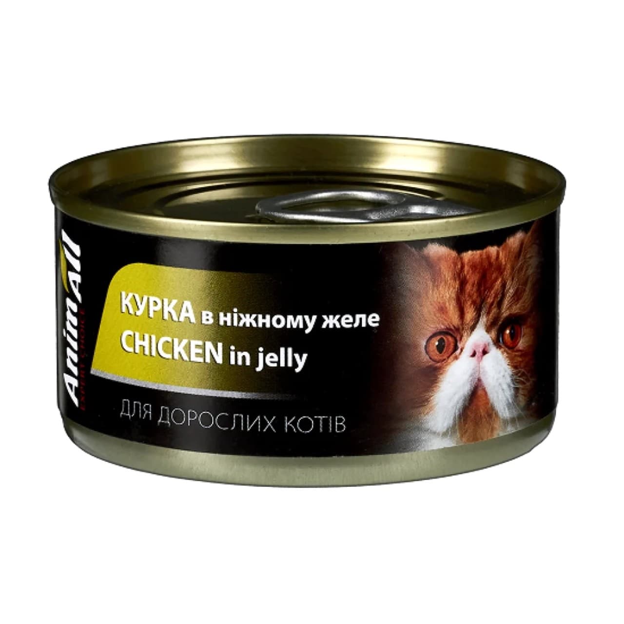 Корм вологий AnimAll для котів, курка в ніжному желе, 85 г