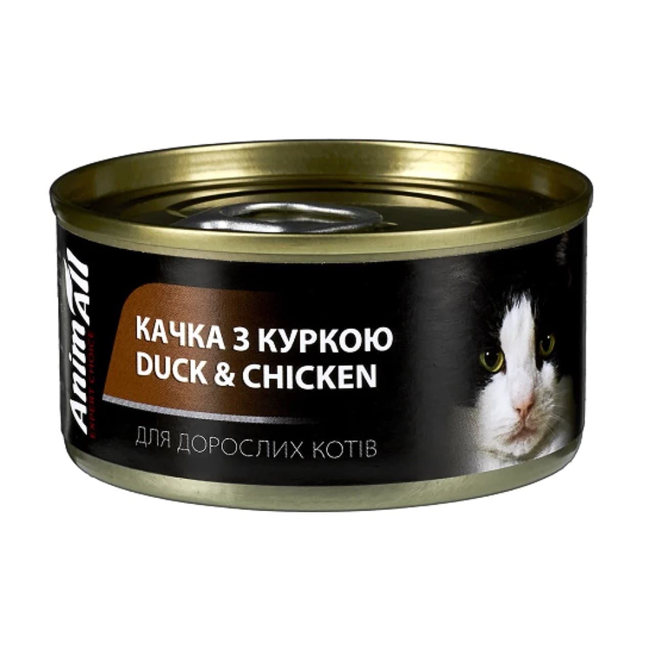 Консерва AnimAll для котів, качка та курка, 80 г