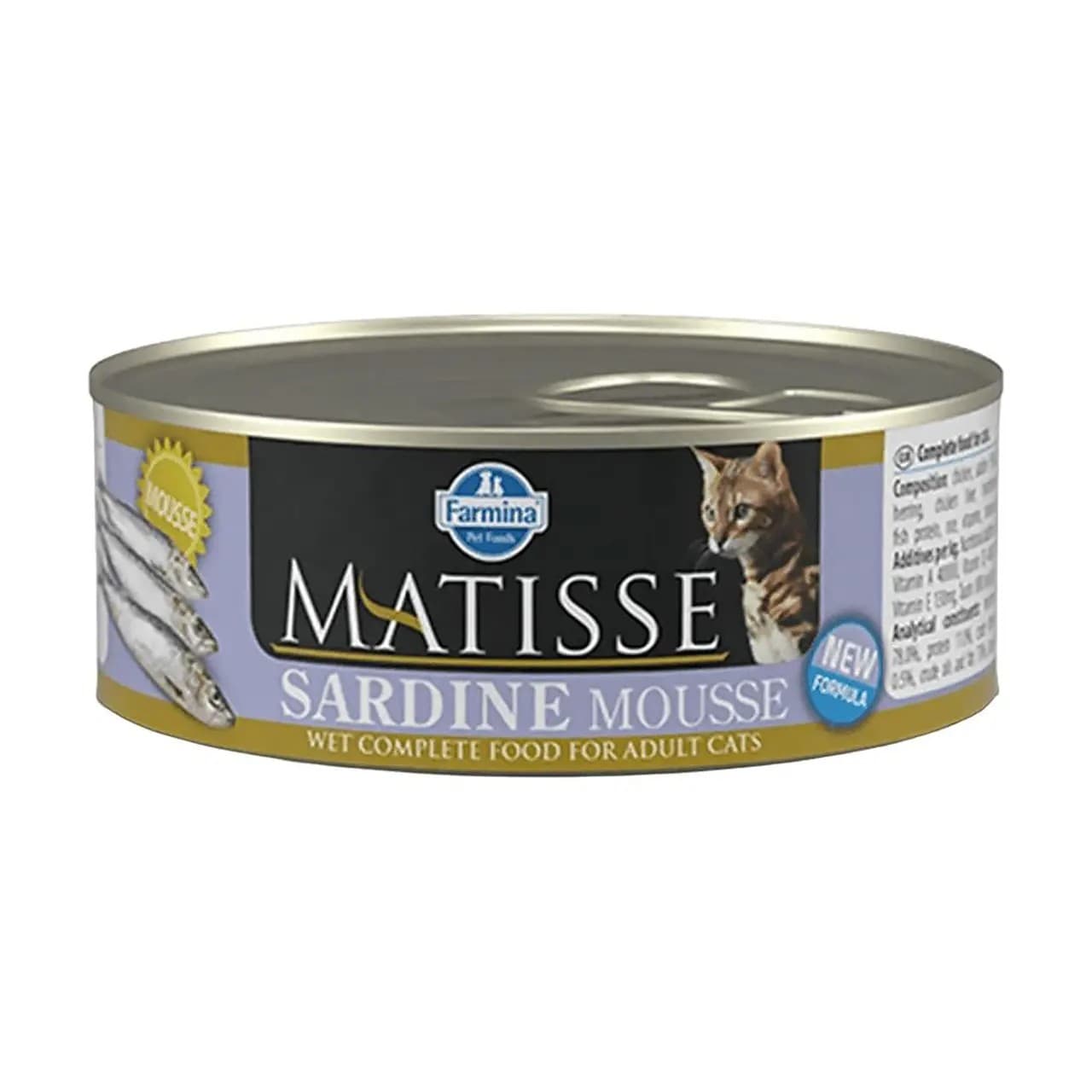 Вологий корм Farmina Matisse Mousse Sardine з сардиною 85 г