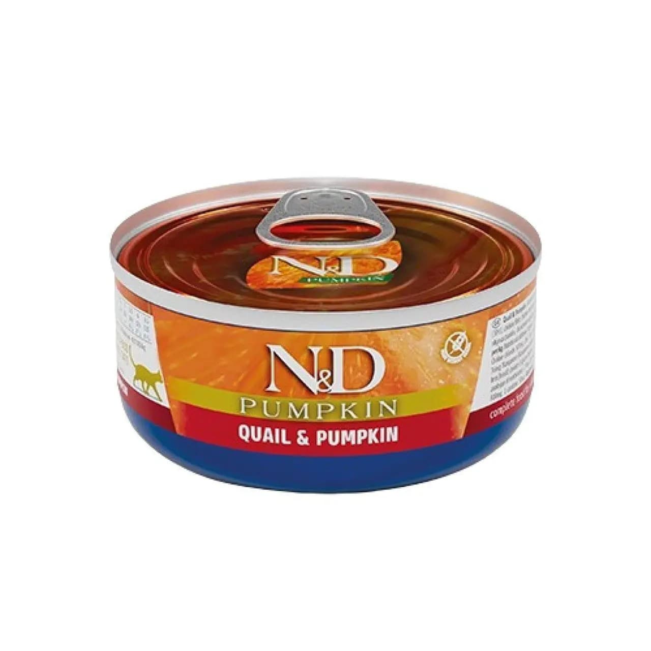 Вологий корм Farmina N&D Grain Free Pumpkin з перепілкою та гарбузом 70 г