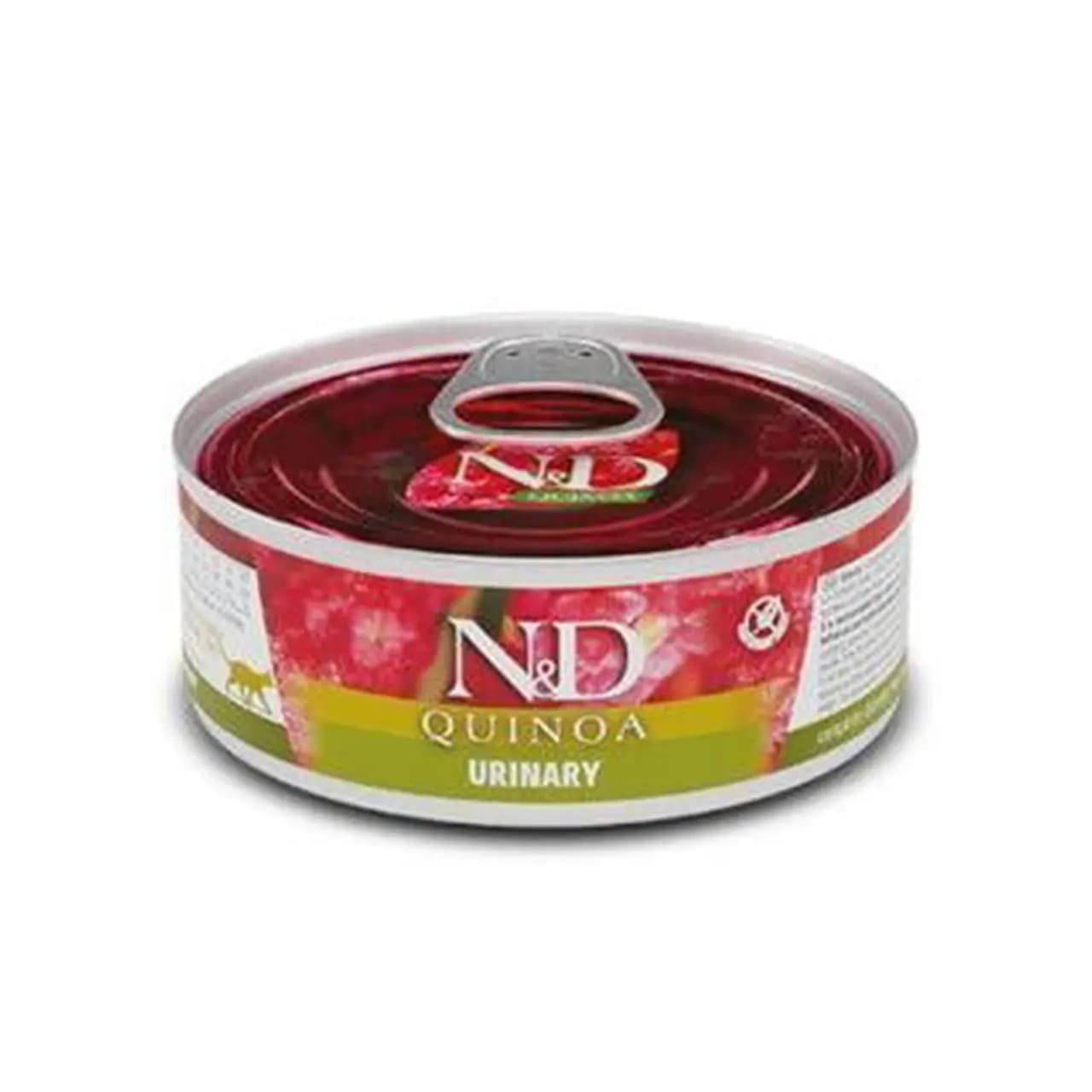 Вологий корм Farmina N&D QUINOA URINARY, DUCK & CRANBERRY ADULT качка кіноа журавлина та ромашка 80 г