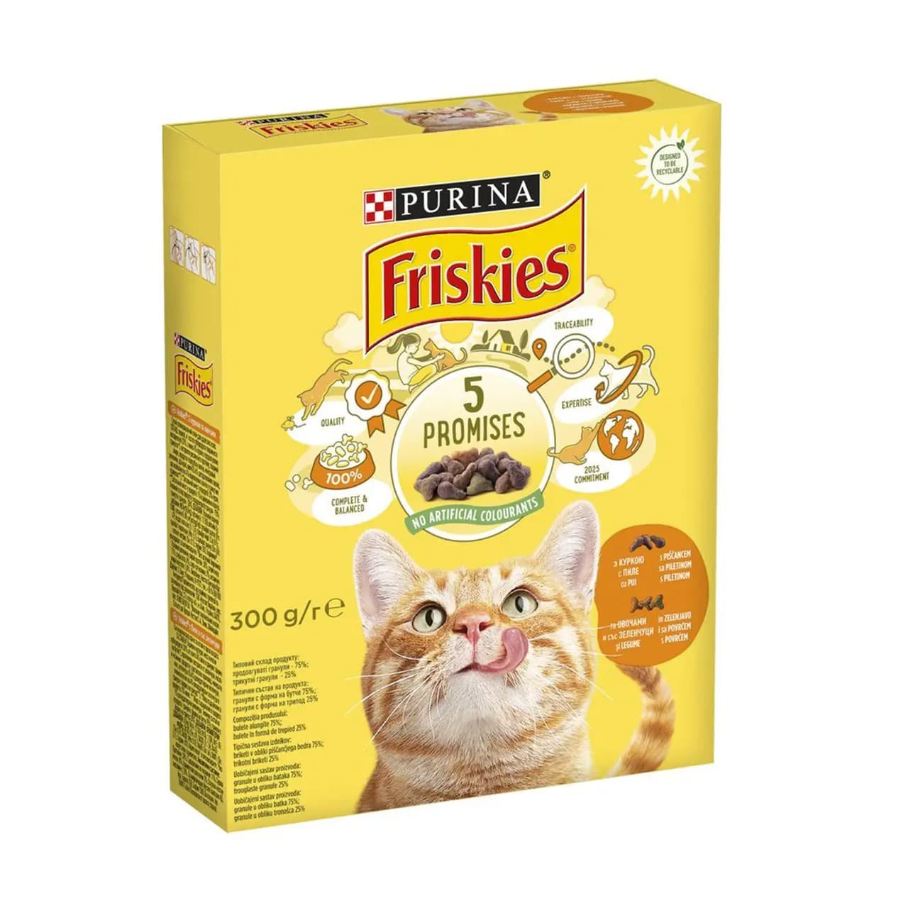Корм сухий Friskies з куркою та овочами 300 г