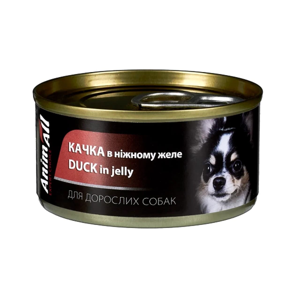 Корм вологий AnimAll для собак, качка в ніжному желе, 85 г