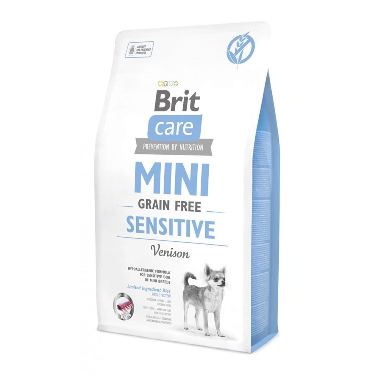 Сухий корм Brit Care Grain Free Mini Sensitive для собак малих порід з олениною 2 кг
