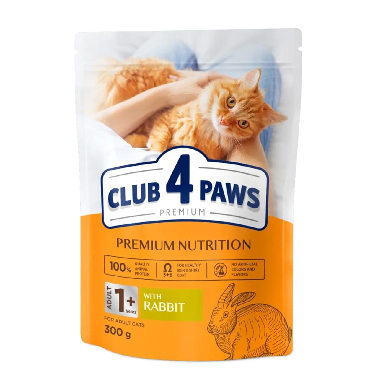 Сухий корм Club 4 Paws з кроликом 300 г