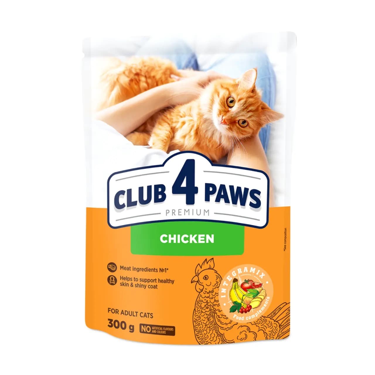 Сухий корм Club 4 Paws з куркою 300 г