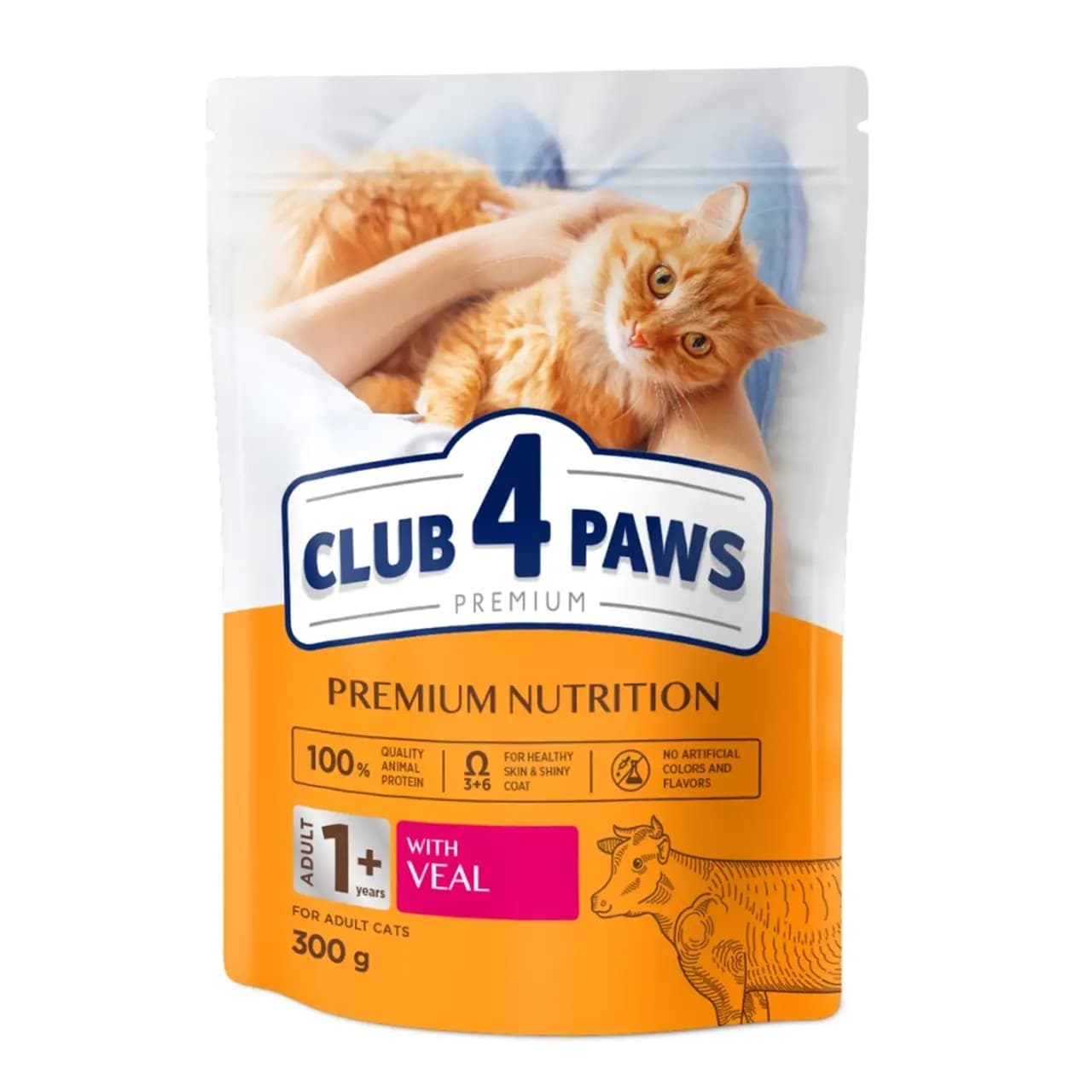 Сухий корм Club 4 Paws з телятиною 300 г