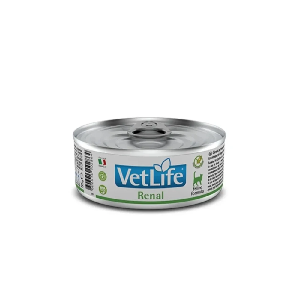 Вологий корм Farmina Vet Life Renal для котів для підтримки функції нирок 85 г