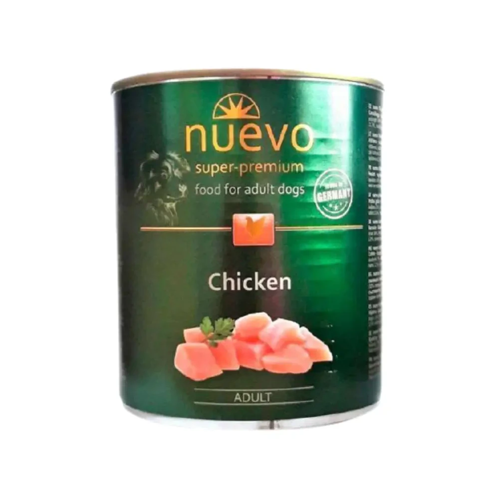 Вологий корм Nuevo Adult для собак з куркою 800 г