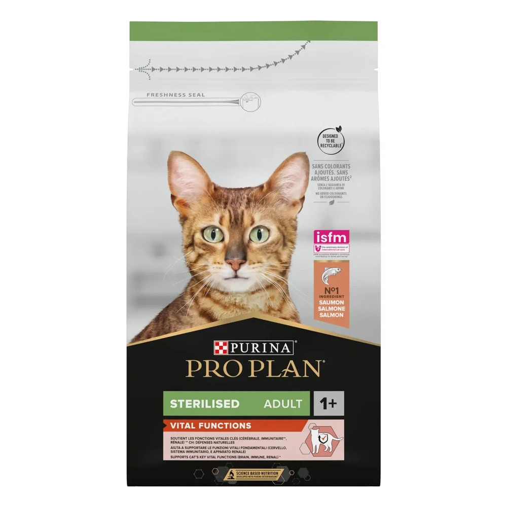 Сухий корм Pro Plan Sterilised Adult Vital Functions для стерелізованих котів з лососем 1.5 кг