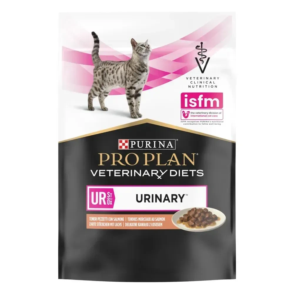 Вологий корм Pro Plan Veterinary Diets UR Urinary для котів з лососем 85 г