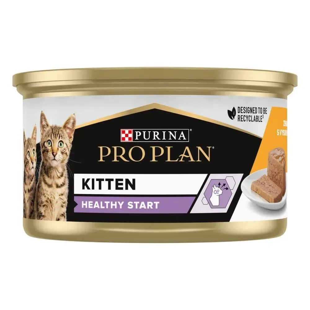 Вологий корм Pro Plan Kitten Healthy Start з куркою 85 г