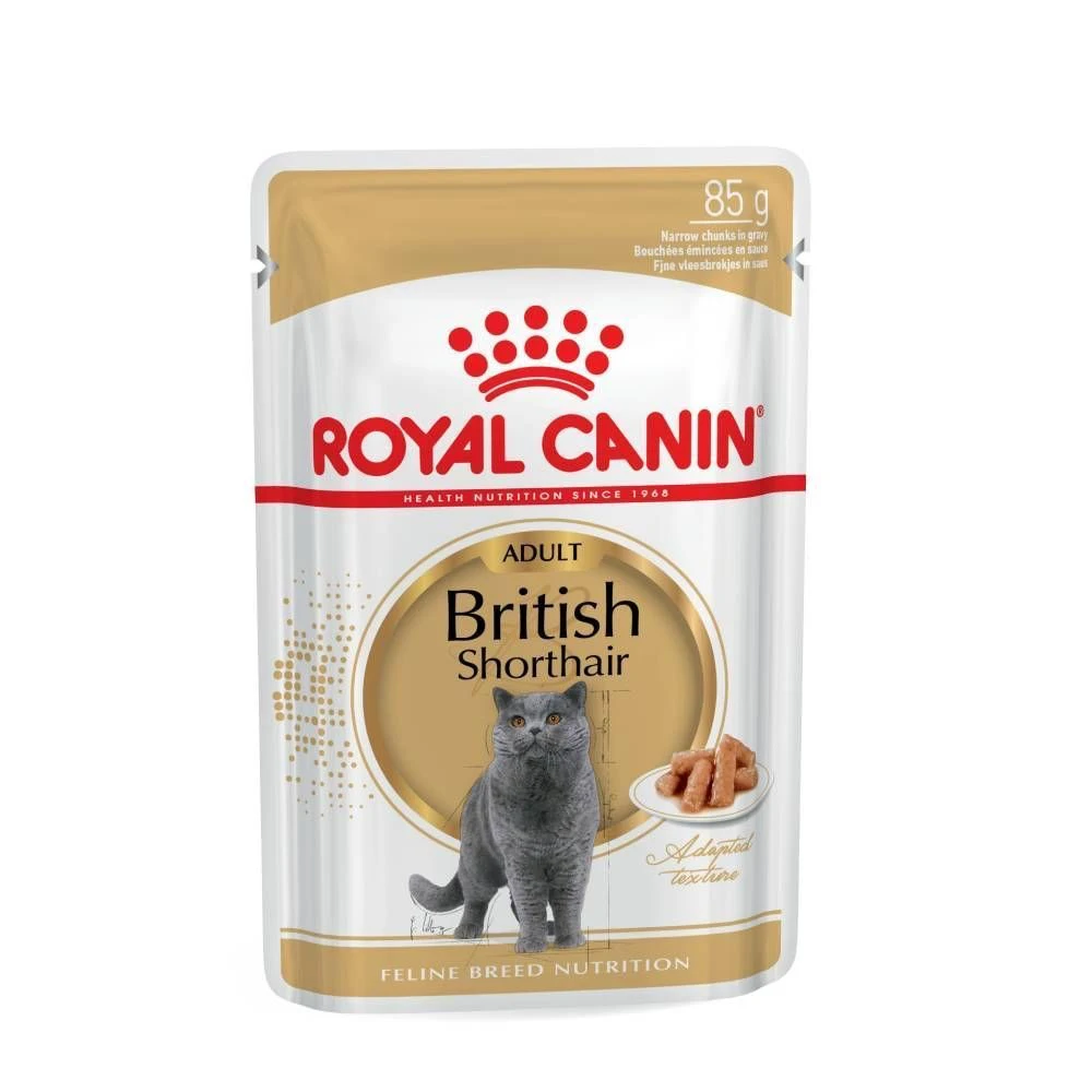 Вологий корм Royal Canin British Shorthair Adult для британців з куркою 85 г