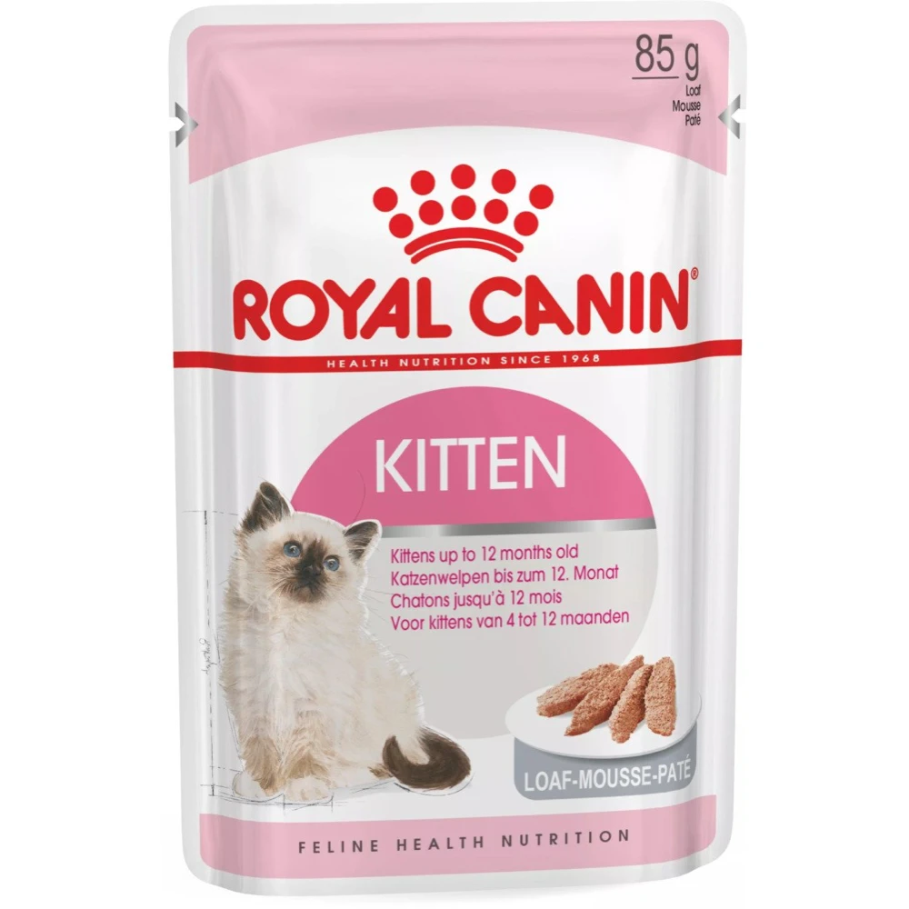 Вологий корм Royal Canin Kitten Loaf для кошенят з куркою 85 г