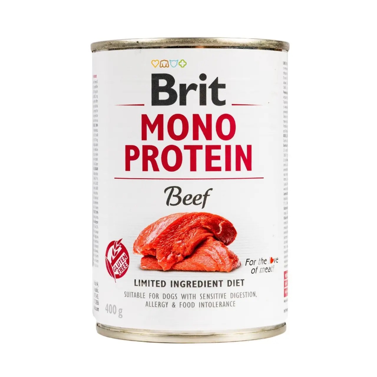 Вологий корм Brit Mono Protein Beef для собак з яловичиною 400 г Вологий корм Brit Mono Protein Beef для собак з яловичиною 400 г