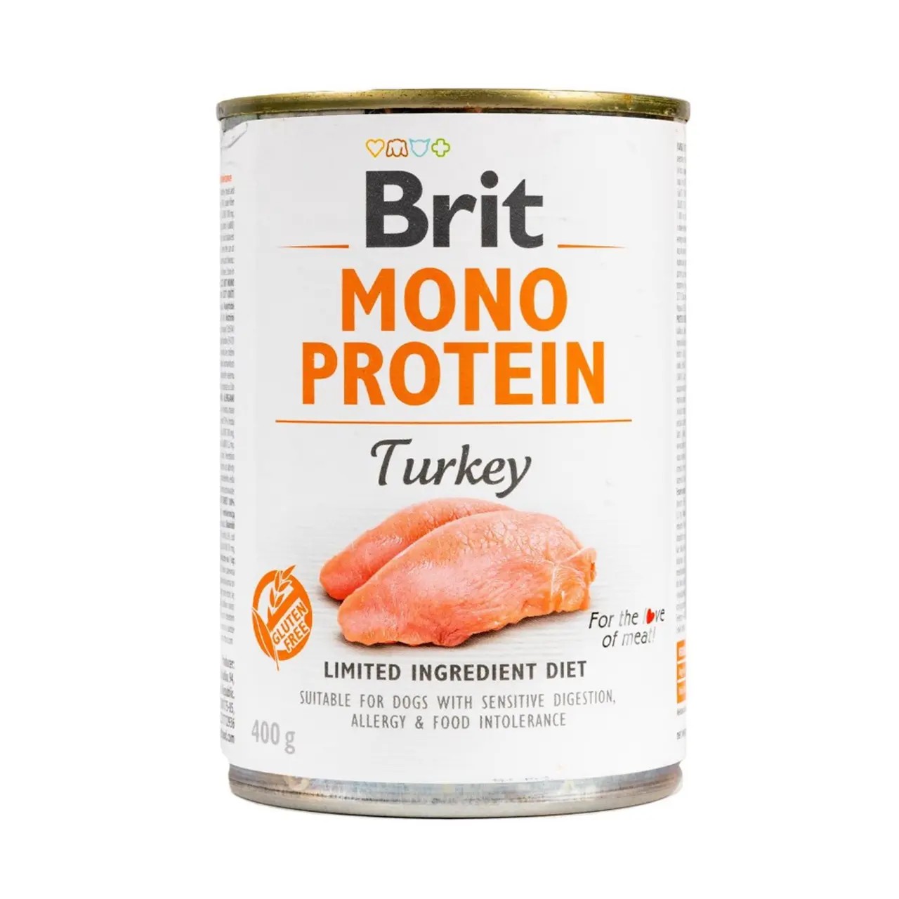 Вологий корм Brit Mono Protein Turkey для собак з індичкою 400 г Вологий корм Brit Mono Protein Turkey для собак з індичкою 400 г